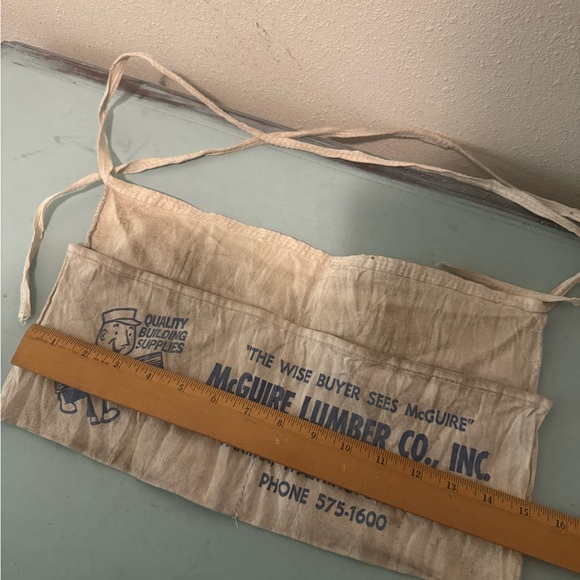 VTG McGuire Lumber Co Yakima WA Canvas Apron - Picture 4 of 6